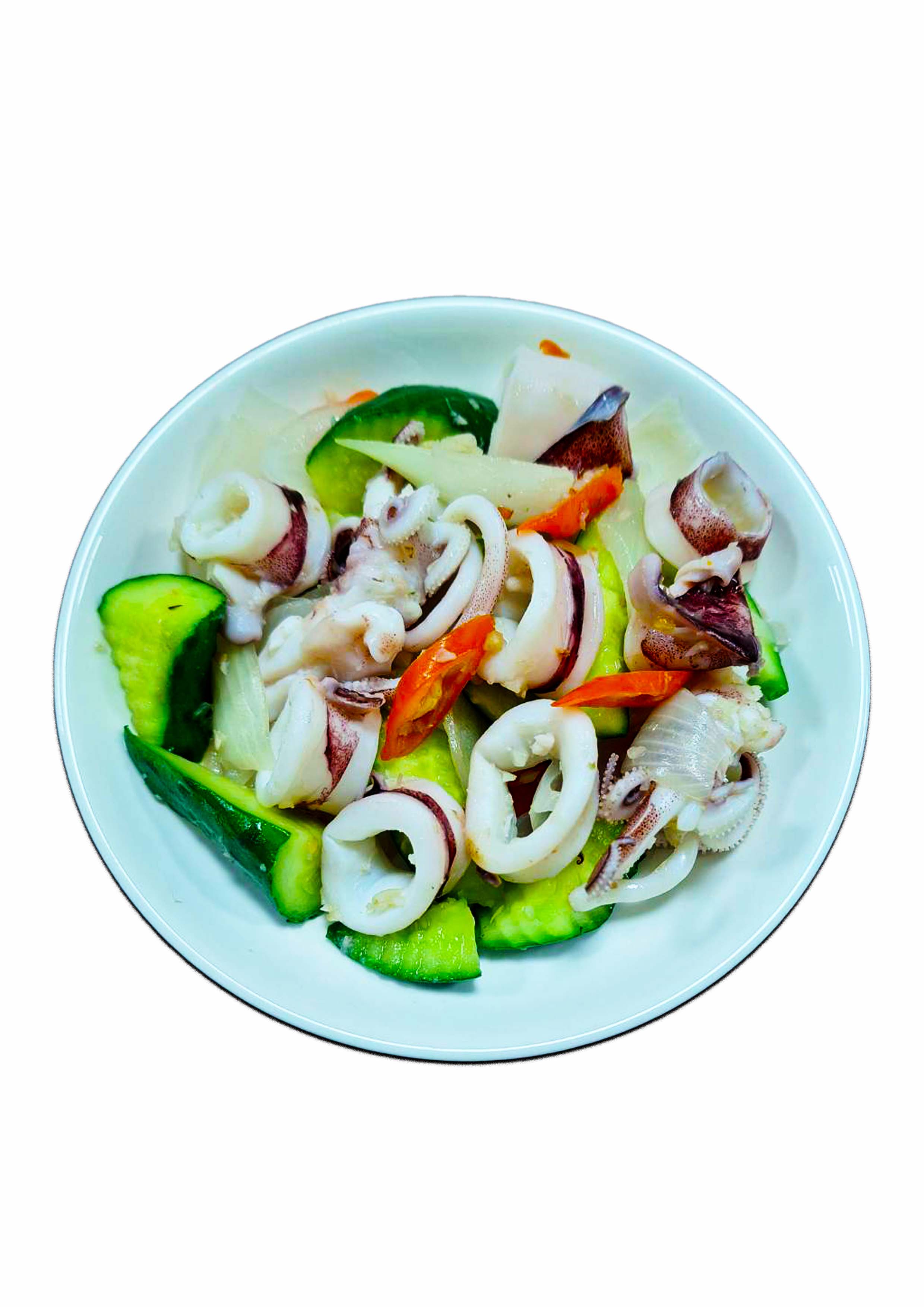 沙嗲炒小卷 xào mut sa te