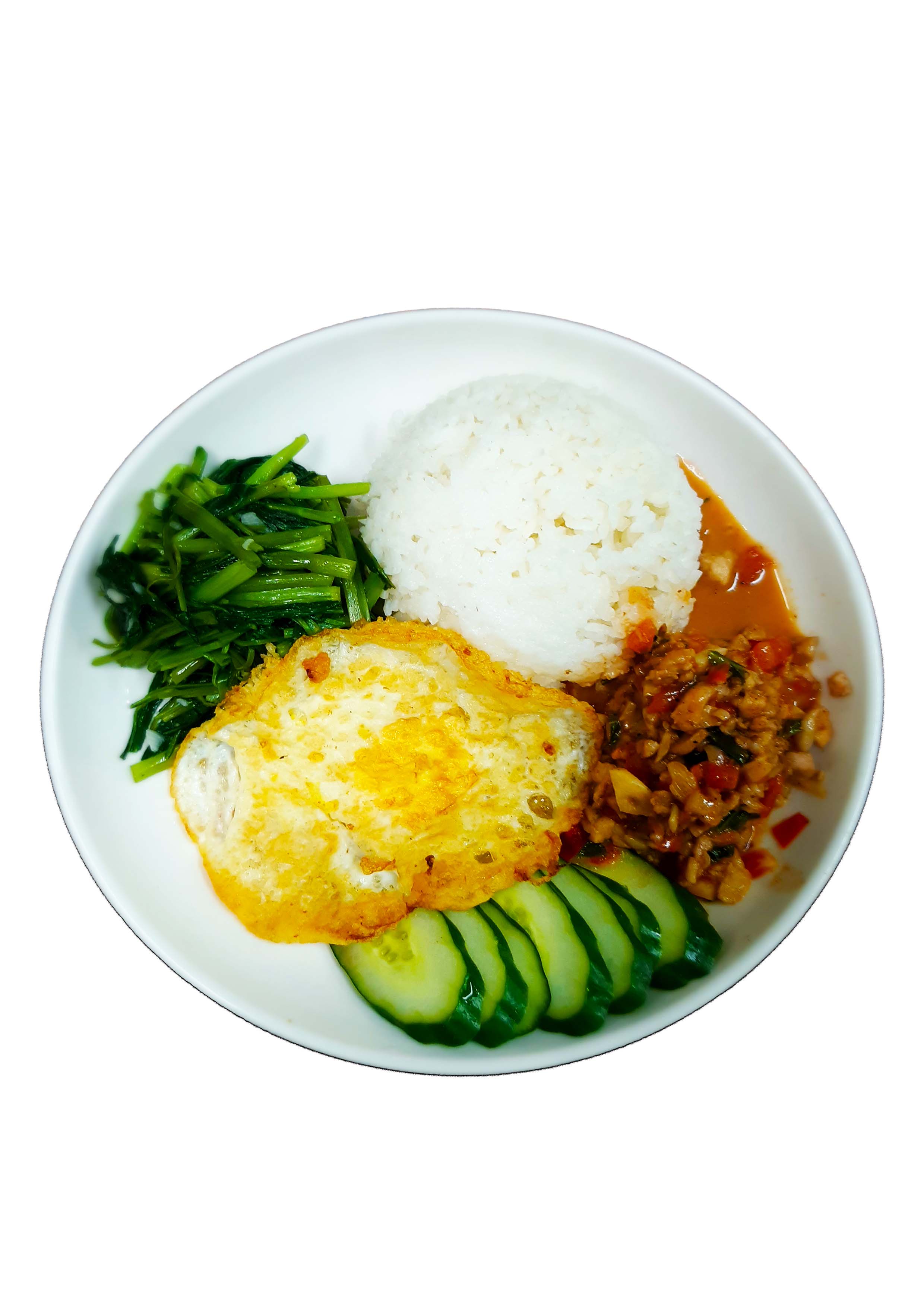 越式打拋雞肉飯   Com ta phao chi Do 