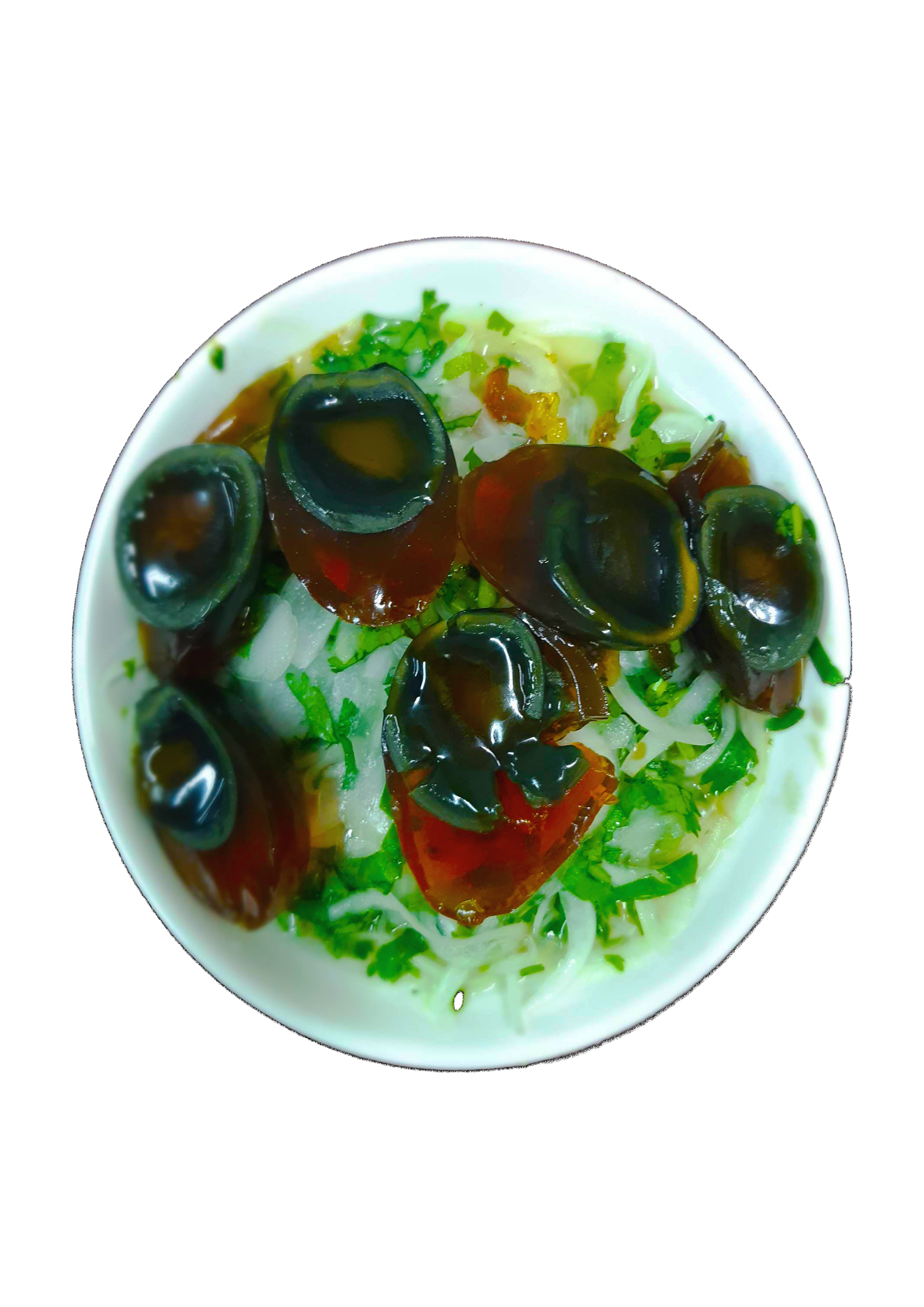 涼拌皮蛋洋蔥 gọi trứng 