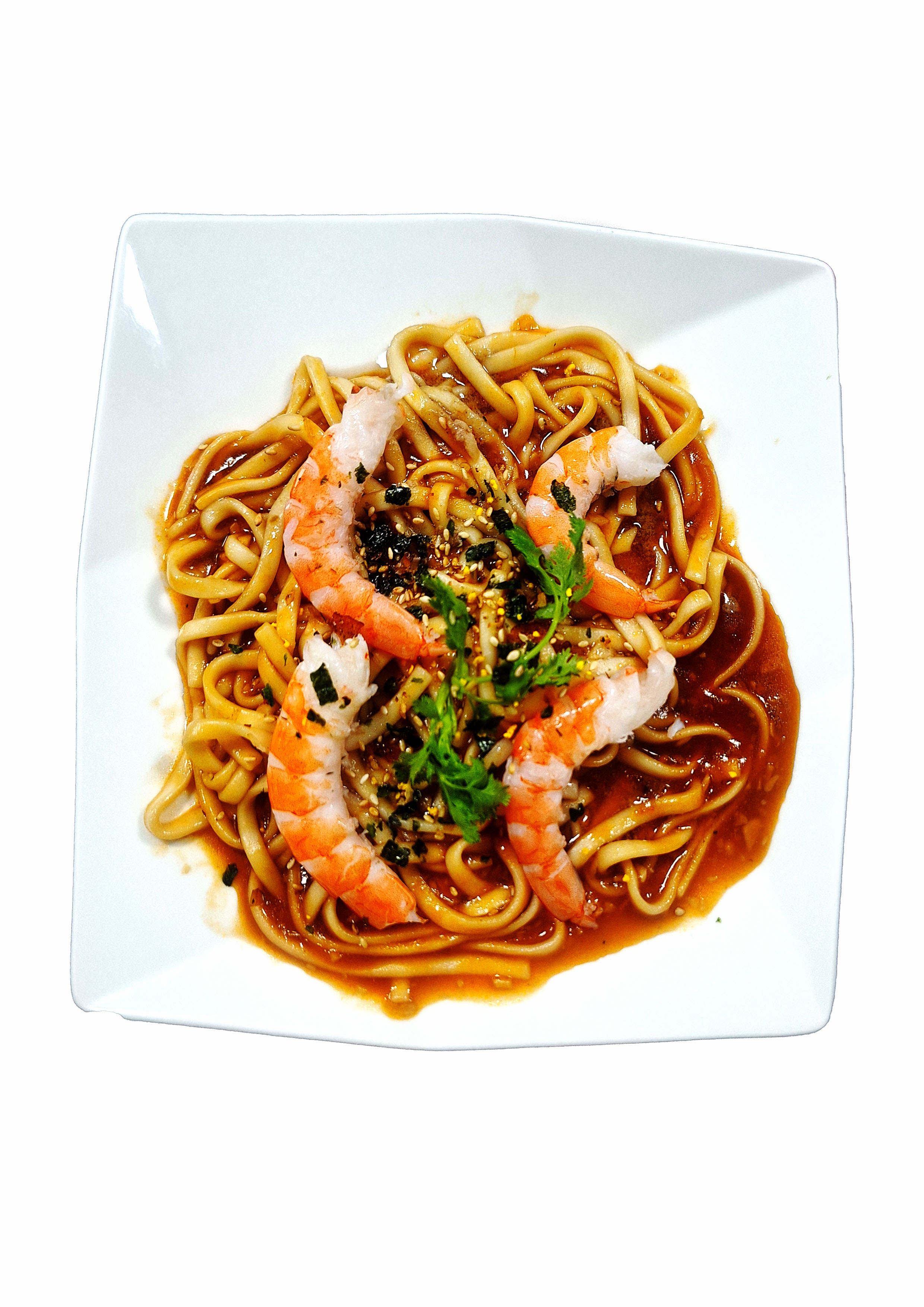 越式酸辣炒麵蝦子  Xào mì chua cay tôm 