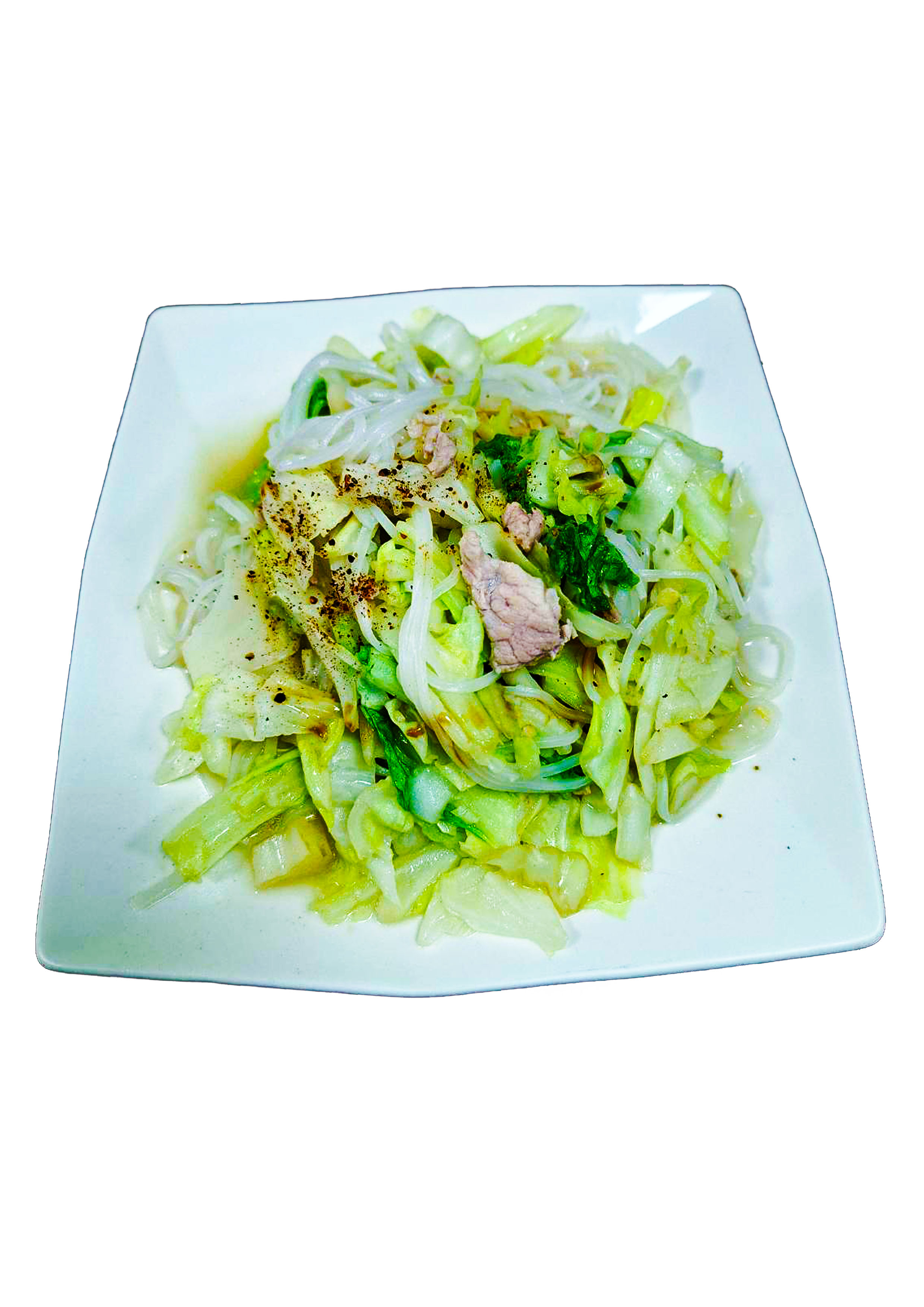 炒豬肉河粉  Xào phở thịt heo