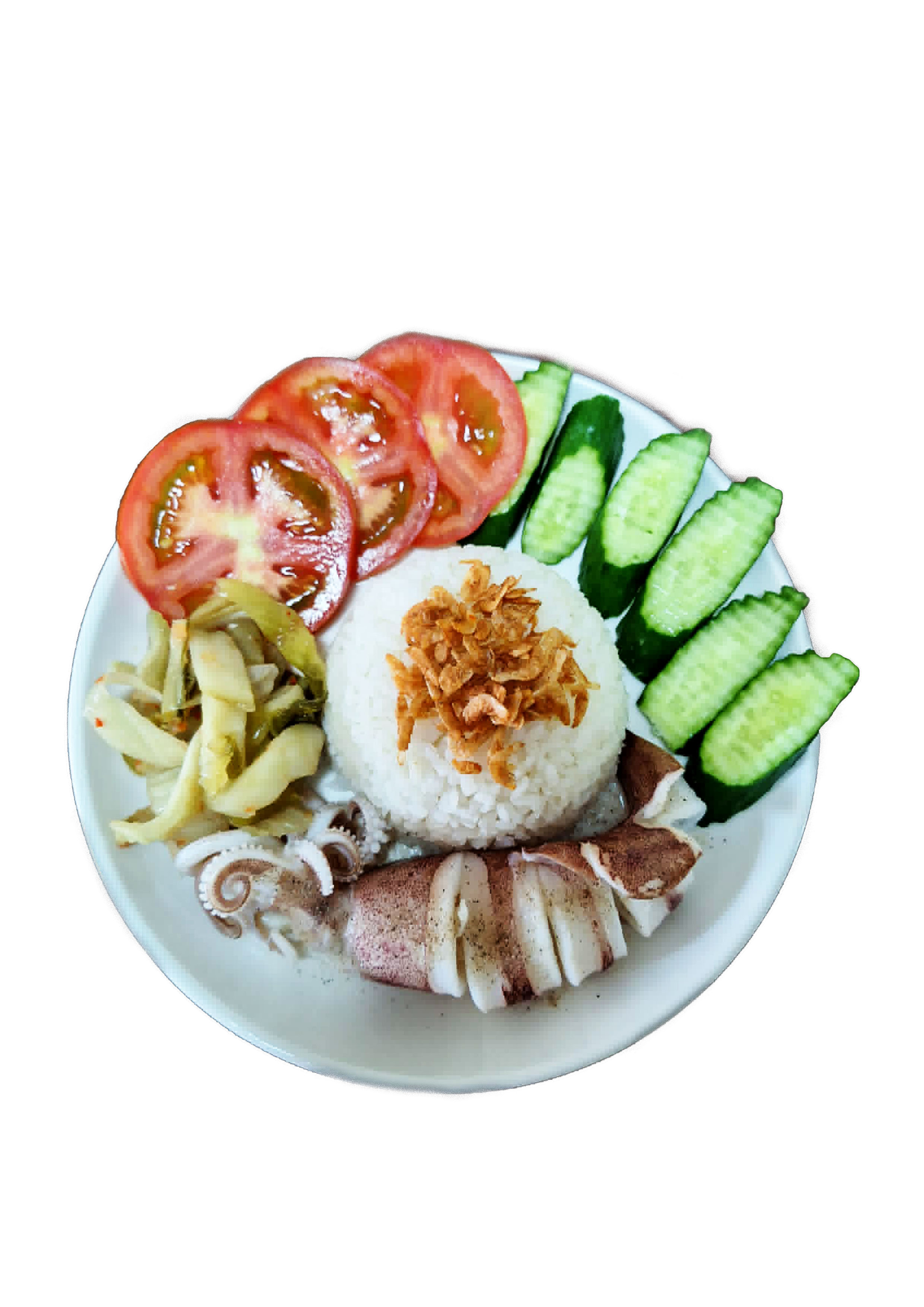 小卷燴飯  com  hai sản 