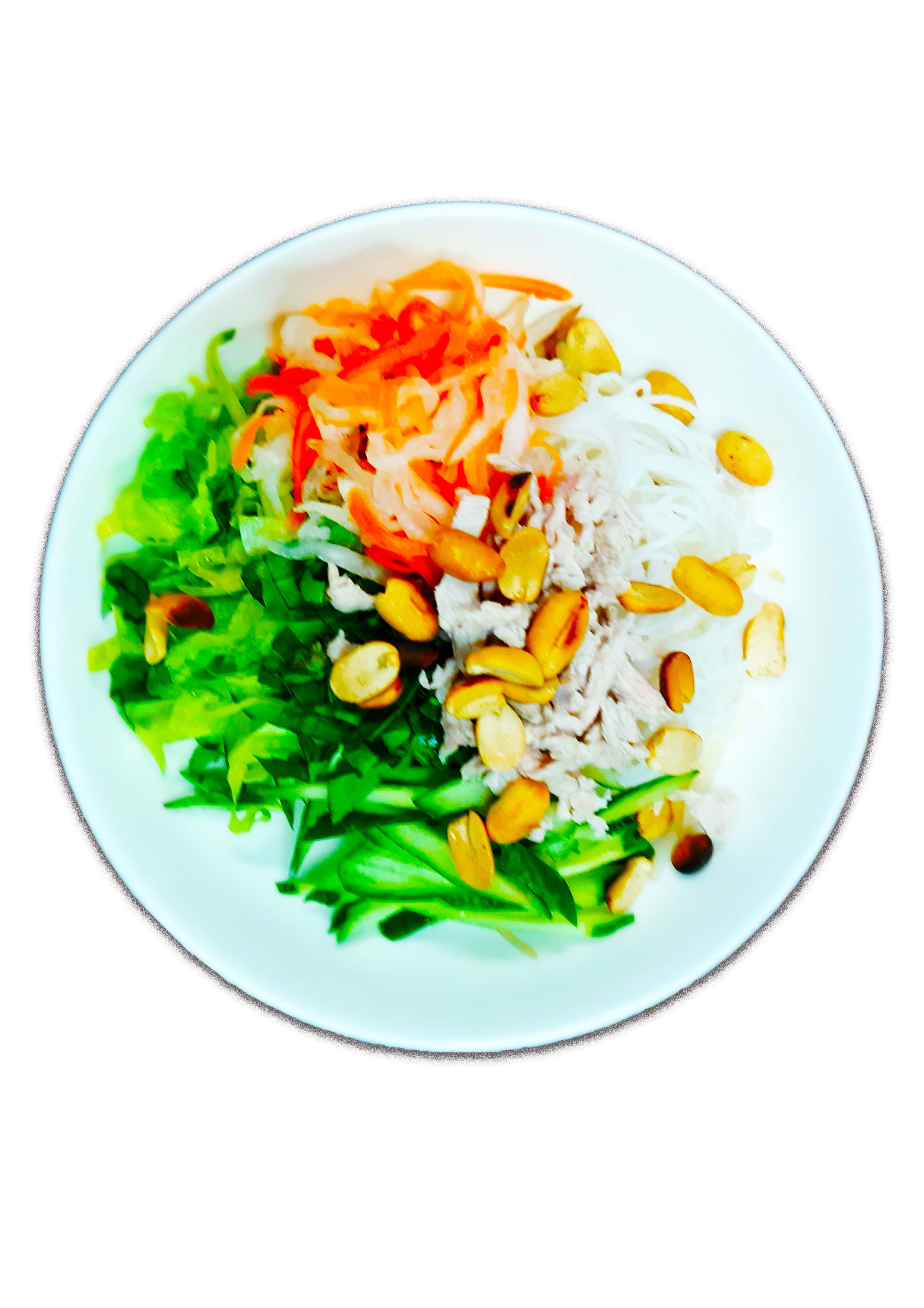 涼拌乾麵 bún khô 