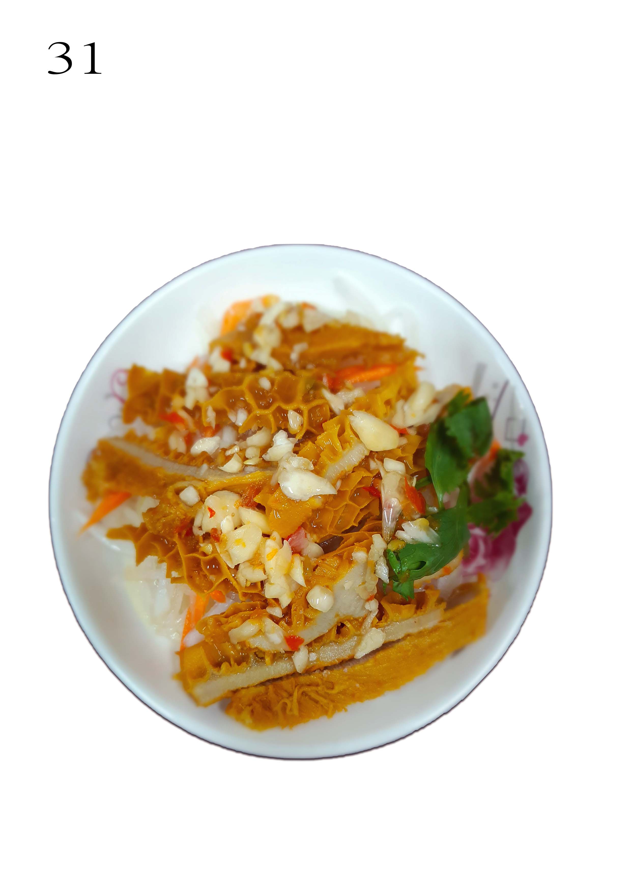 涼拌牛肚洋蔥 goi bao tử bò  cu hành 