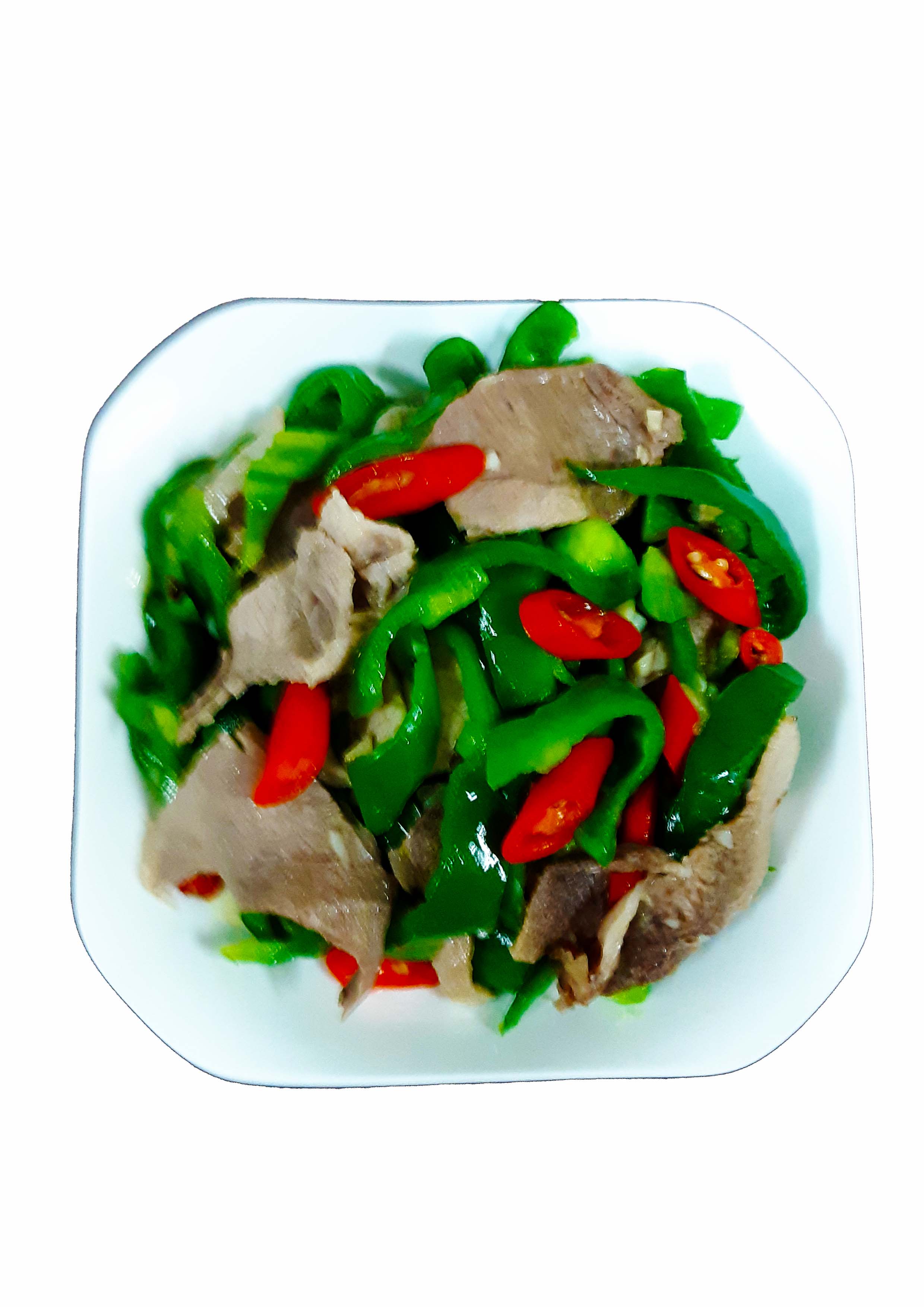越式青椒炒豬肉 xào ớt Thịt heo 